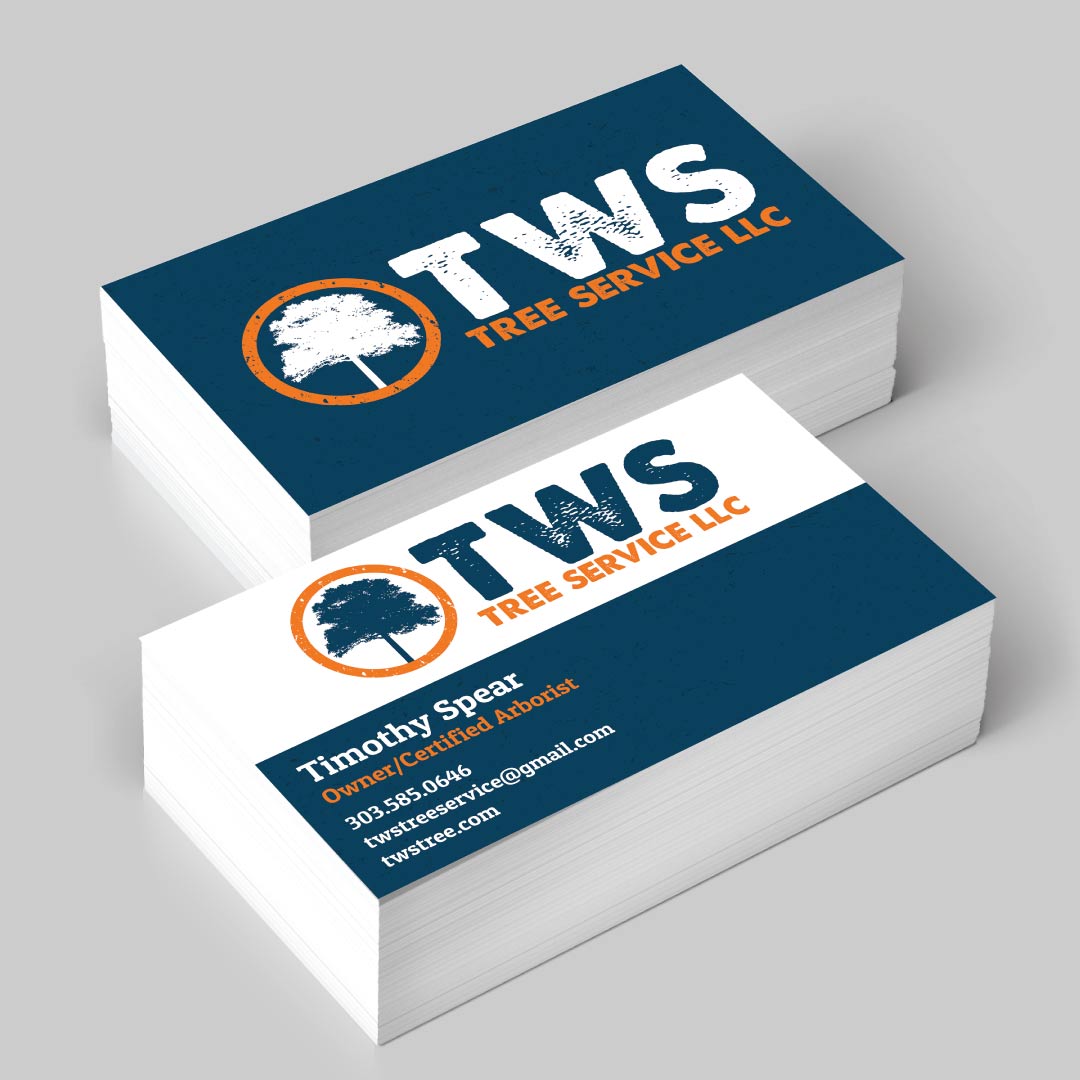 TWS Tree Service Business Cards